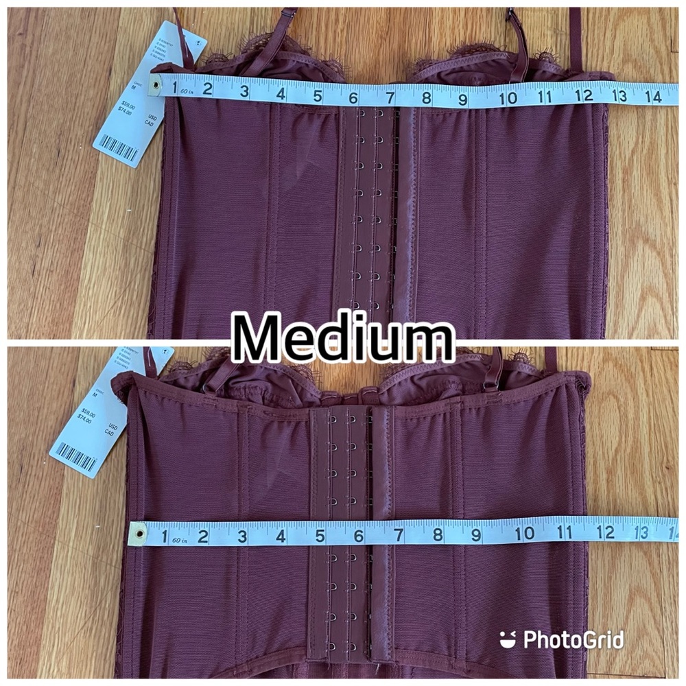 Urban Outfitters Out From Under Modern Love Corset - Chocolate - Picture 8 of 12